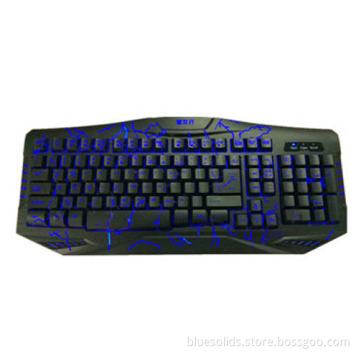 Backlight Keyboard, Can be Luminous in 3 Colors, Good Texture